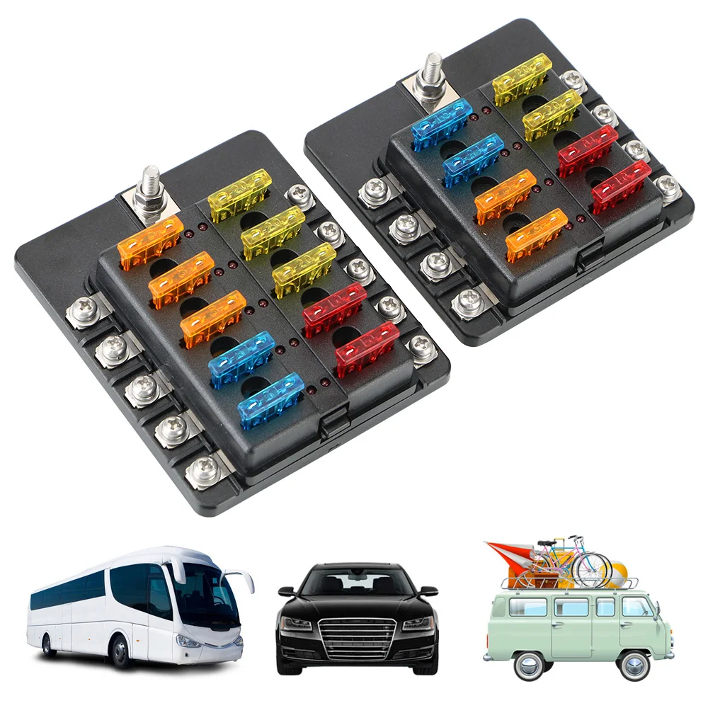 32V 100A Fuse Box Holder For Auto Car Marine 8 Ways 10 Ways Blade Fuse Block
32V 100A Fuse Box Holder For Auto Car Marine 8 Ways 10 Ways Blade Fuse Block