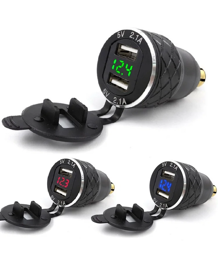 5V 4.2A алюминиевый сплав, металлический корпус мотоцикла с ЧПУ Dual USB Зарядное устройство разъем DIN вольтметр Для Мотоцикла BMW 12-24V
5V 4.2A алюминиевый сплав, металлический корпус мотоцикла с ЧПУ Dual USB Зарядное устройство разъем DIN вольтметр Для Мотоцикла BMW 12-24V