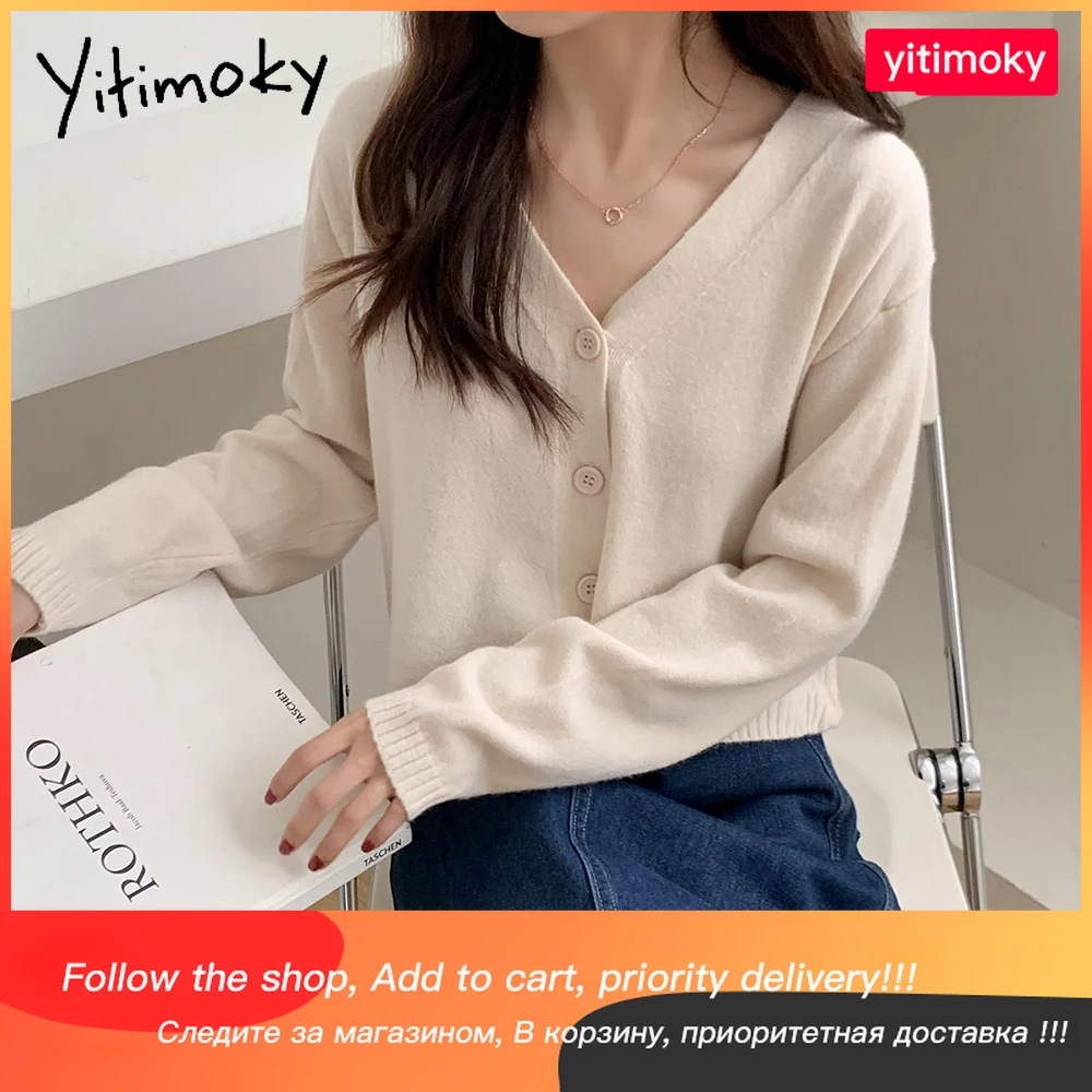Yitimoky осень 2021 женская укороченная вязанная кофта кардиган ребристый однобортный Модный Топ Повседневная винтажная однотонная женская оде...
Yitimoky осень 2021 женская укороченная вязанная кофта кардиган ребристый однобортный Модный Топ Повседневная винтажная однотонная женская оде...