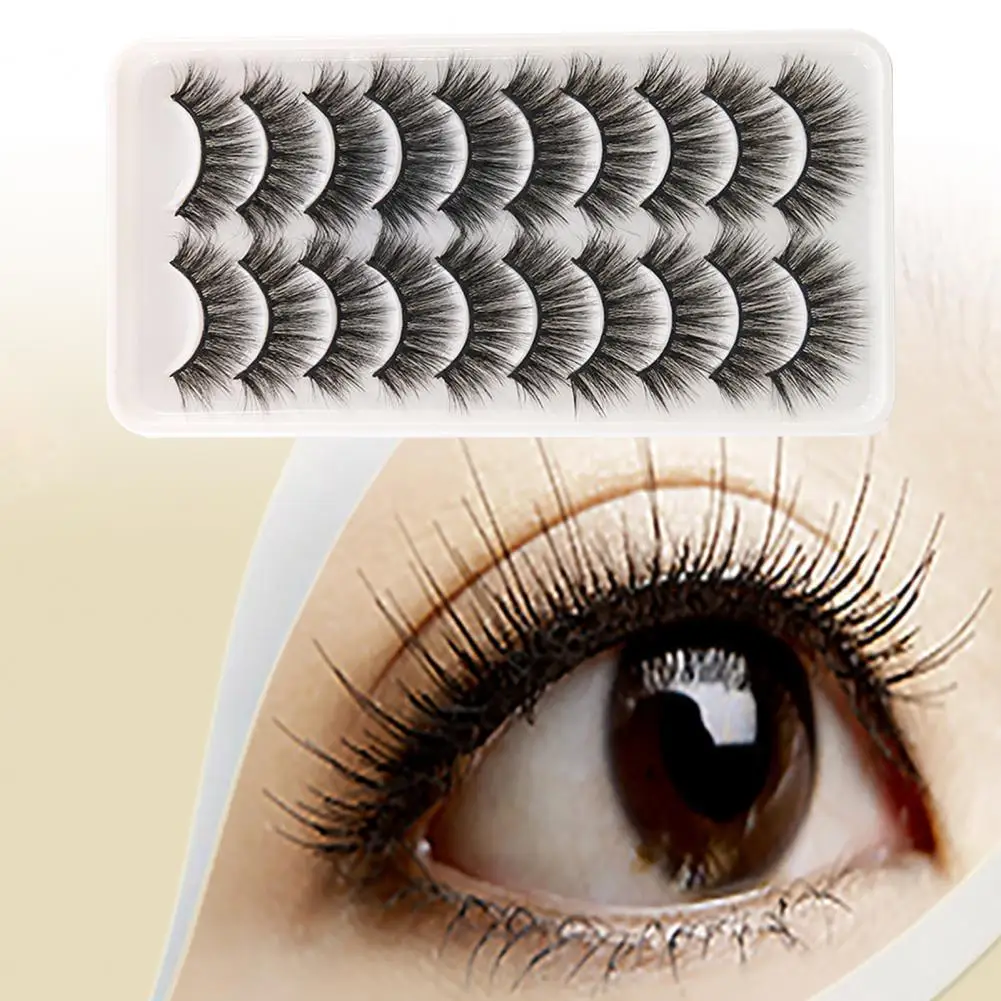 10Pairs False Eyelashes Stylish Universal Fiber Makeup Extensions Eye Lashes for Women False Eyelashes
10Pairs False Eyelashes Stylish Universal Fiber Makeup Extensions Eye Lashes for Women False Eyelashes