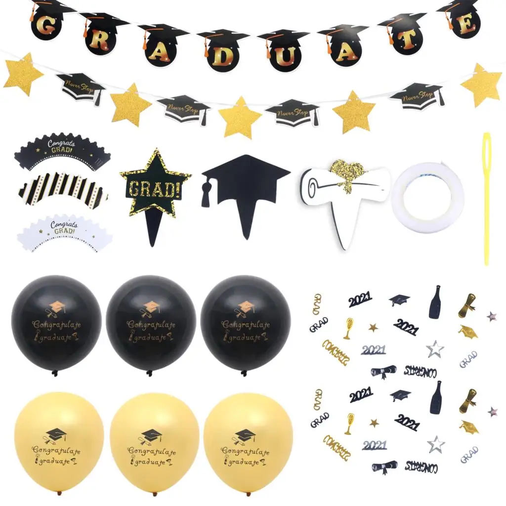 Graduation Decorations 2021 Graduation Decoration Party Supplies Set 
Graduation Decorations 2021 Graduation Decoration Party Supplies Set