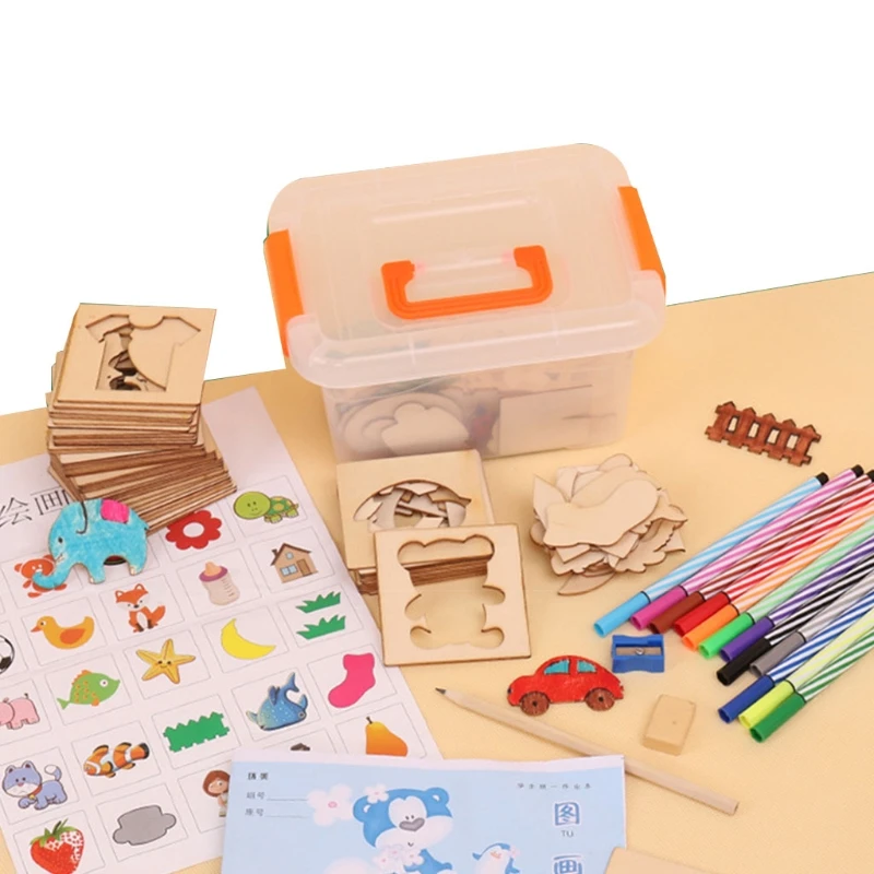 Drawing Set Toy Painting Art Set Popular Community Games for Toddlers Preschool Art Teaching Props Crafts Kit with Marke
Drawing Set Toy Painting Art Set Popular Community Games for Toddlers Preschool Art Teaching Props Crafts Kit with Marke
