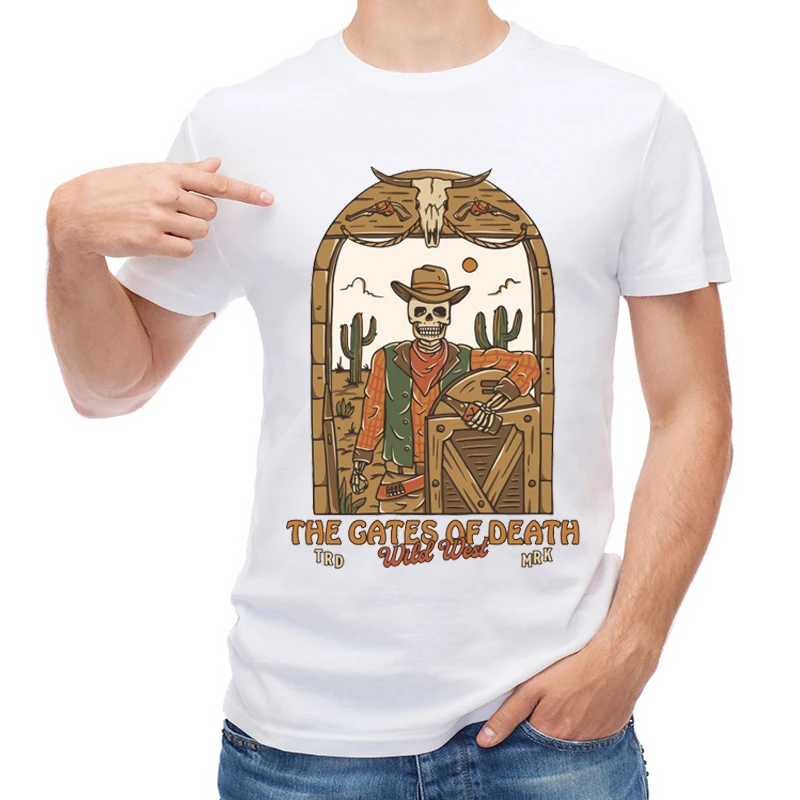 TEEHUB The Wild West Men T Shirt Cactus Skull Printed T-shirt Short Sleeve Casual Tops Fashion Boy Tees 
TEEHUB The Wild West Men T Shirt Cactus Skull Printed T-shirt Short Sleeve Casual Tops Fashion Boy Tees