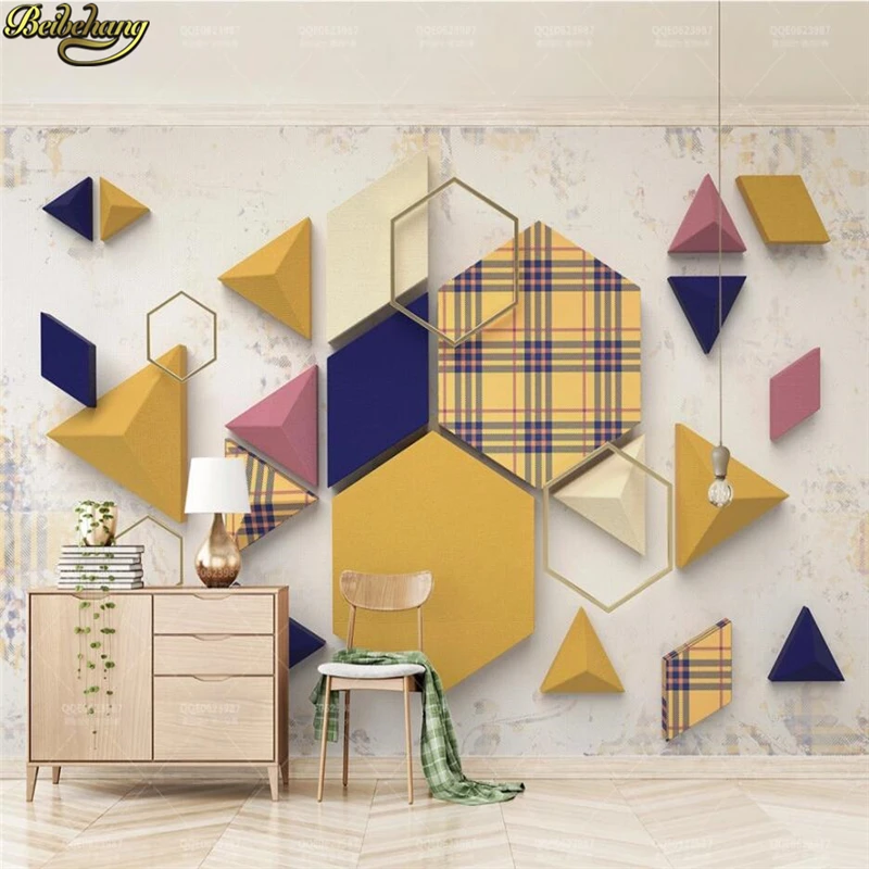 beibehang Custom 3d wallpaper mural retro geometric checkered mosaic 3d three-dimensional cloth pattern background wall
beibehang Custom 3d wallpaper mural retro geometric checkered mosaic 3d three-dimensional cloth pattern background wall