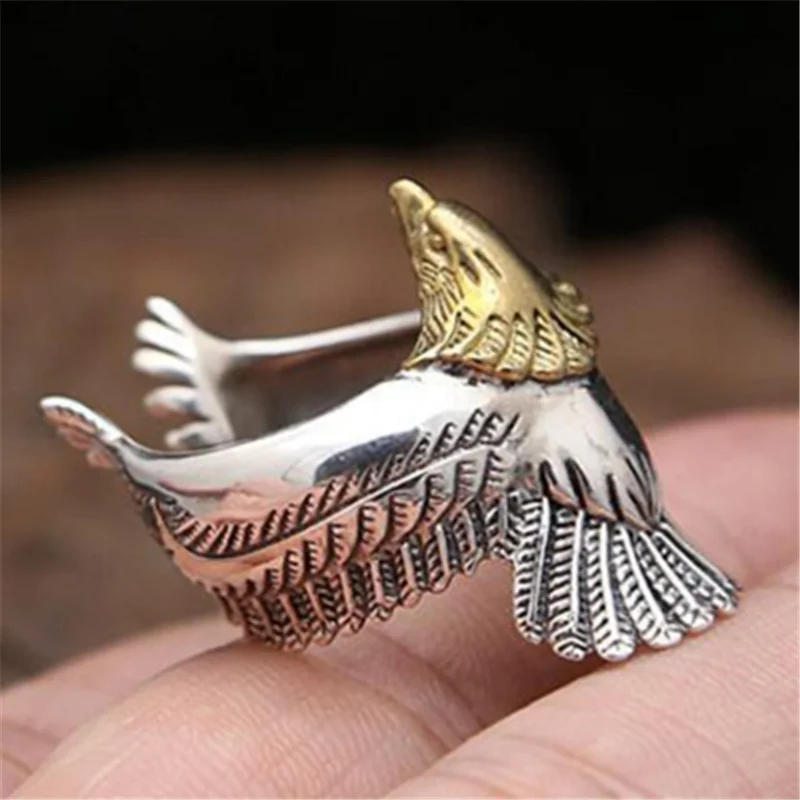 Simple Retro Eagle Wings Open Eagle Ring Men's Holiday Gift Party Jewelry Wholesale
Simple Retro Eagle Wings Open Eagle Ring Men's Holiday Gift Party Jewelry Wholesale