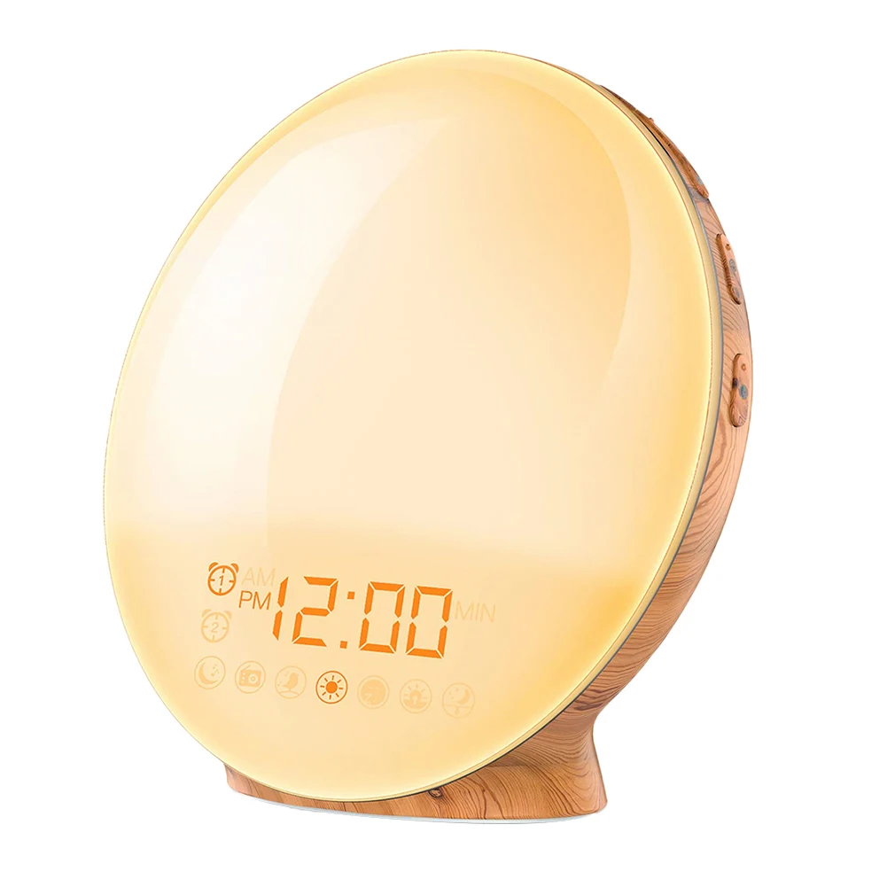 WIFI Voice Sound Alarm Clock LED Sunrise Simulation with FM Radio Snooze Clock XKW
WIFI Voice Sound Alarm Clock LED Sunrise Simulation with FM Radio Snooze Clock XKW