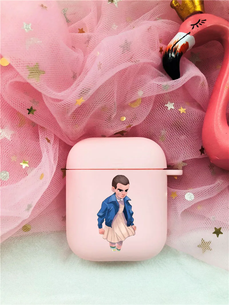 Stranger Things Eleven Comics Candy Funny for Airpods case For Airpods pro cases pink frosted Soft tpu Earphone case
Stranger Things Eleven Comics Candy Funny for Airpods case For Airpods pro cases pink frosted Soft tpu Earphone case