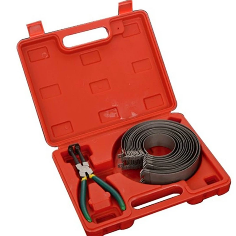 Auto Piston Compressor Set Car Engine Piston Ring Compressor Pliers Set Repair Tools Kit 14 Bands Included
Auto Piston Compressor Set Car Engine Piston Ring Compressor Pliers Set Repair Tools Kit 14 Bands Included