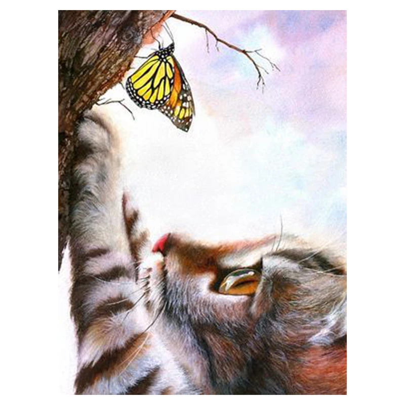 5D DIY full diamond diamond painting diamond embroidery cat and butterfly mosaic animal ornaments Christmas furniture gifts
5D DIY full diamond diamond painting diamond embroidery cat and butterfly mosaic animal ornaments Christmas furniture gifts