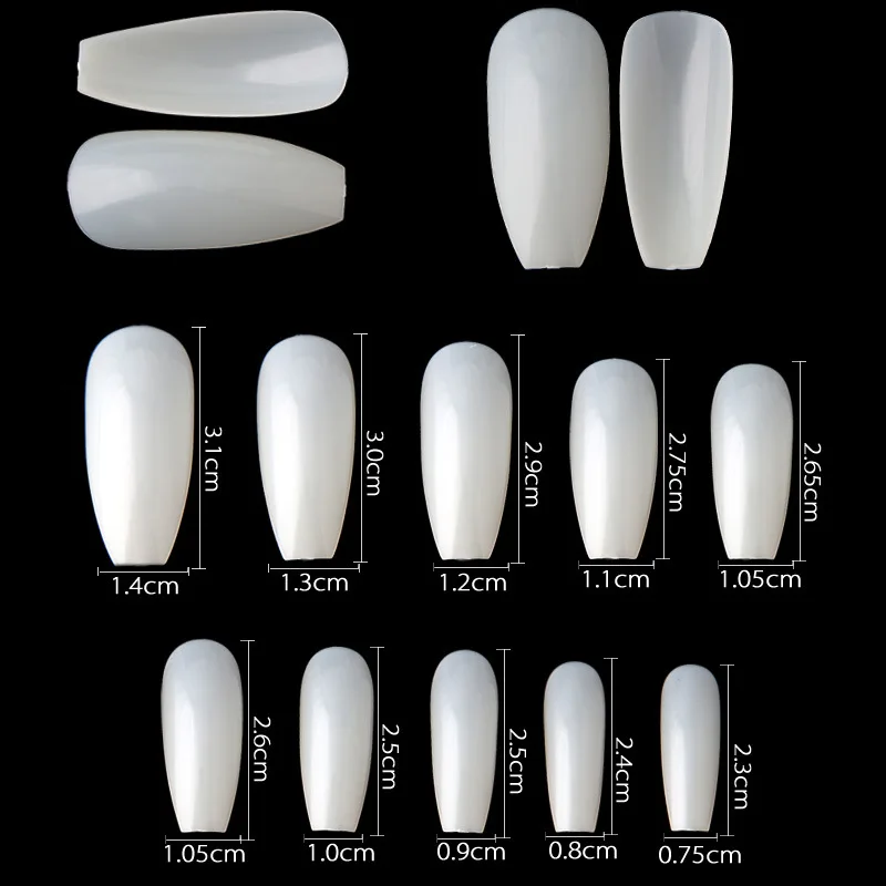 500pcs Half Cover Nail Tip Acrylic Nail Extension Flase Nail Tips Fake 10 Sizes Coffin Ballet Shape Artificial False Nail Tip
500pcs Half Cover Nail Tip Acrylic Nail Extension Flase Nail Tips Fake 10 Sizes Coffin Ballet Shape Artificial False Nail Tip