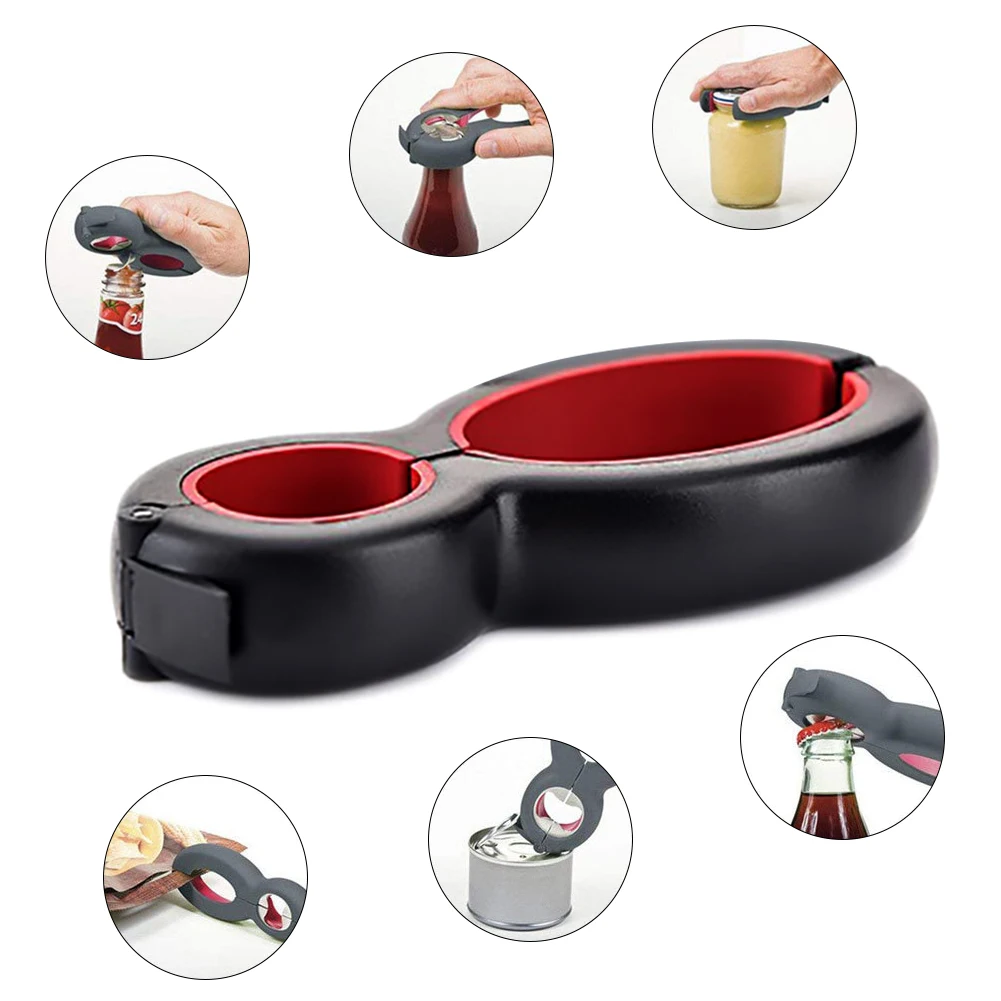 Multifunctional 6 in 1 simple can opener Multifunctional plastic bottle opener kitchen gadget color random
Multifunctional 6 in 1 simple can opener Multifunctional plastic bottle opener kitchen gadget color random