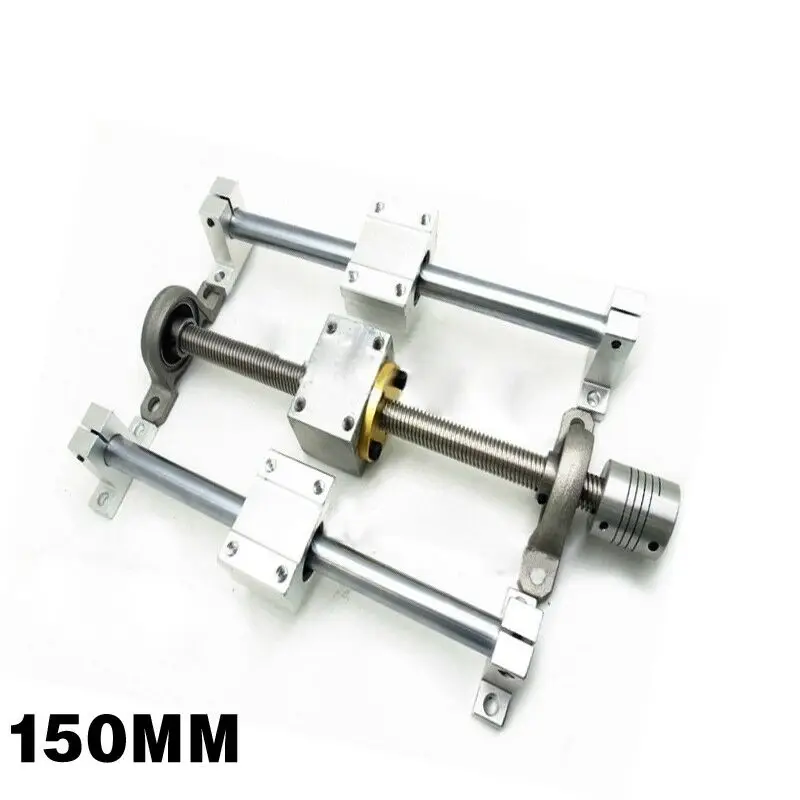 150mm 250mm 350mm Horizontal Dual Lead Screw Rod Linear Rail Support Guide Set For Woodworking Tools Accessories
150mm 250mm 350mm Horizontal Dual Lead Screw Rod Linear Rail Support Guide Set For Woodworking Tools Accessories