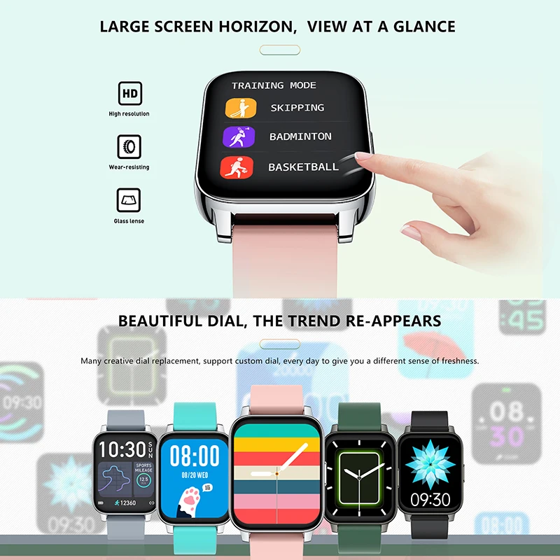 ALLCALL P36 Smart Watch Bluetooth Sports Fitness Tracker Smart Bracelet Heart Rate Sleep Monitor Calls Messages Reminder
ALLCALL P36 Smart Watch Bluetooth Sports Fitness Tracker Smart Bracelet Heart Rate Sleep Monitor Calls Messages Reminder