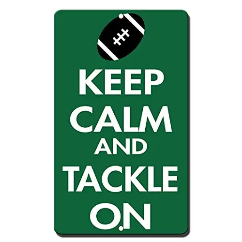 Keep Calm and Tackle On Metal Wall Poster Tin Sign Vintage BBQ Restaurant Dinner Room Cafe Shop Decor
Keep Calm and Tackle On Metal Wall Poster Tin Sign Vintage BBQ Restaurant Dinner Room Cafe Shop Decor