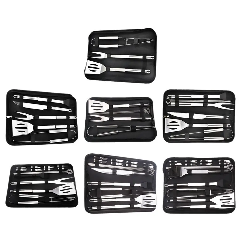 BBQ Grill Tool Set Steel Barbecue Grilling Tools Outdoor Camping Cooking Tools Set BBQ Grill Accessories Kit
BBQ Grill Tool Set Steel Barbecue Grilling Tools Outdoor Camping Cooking Tools Set BBQ Grill Accessories Kit