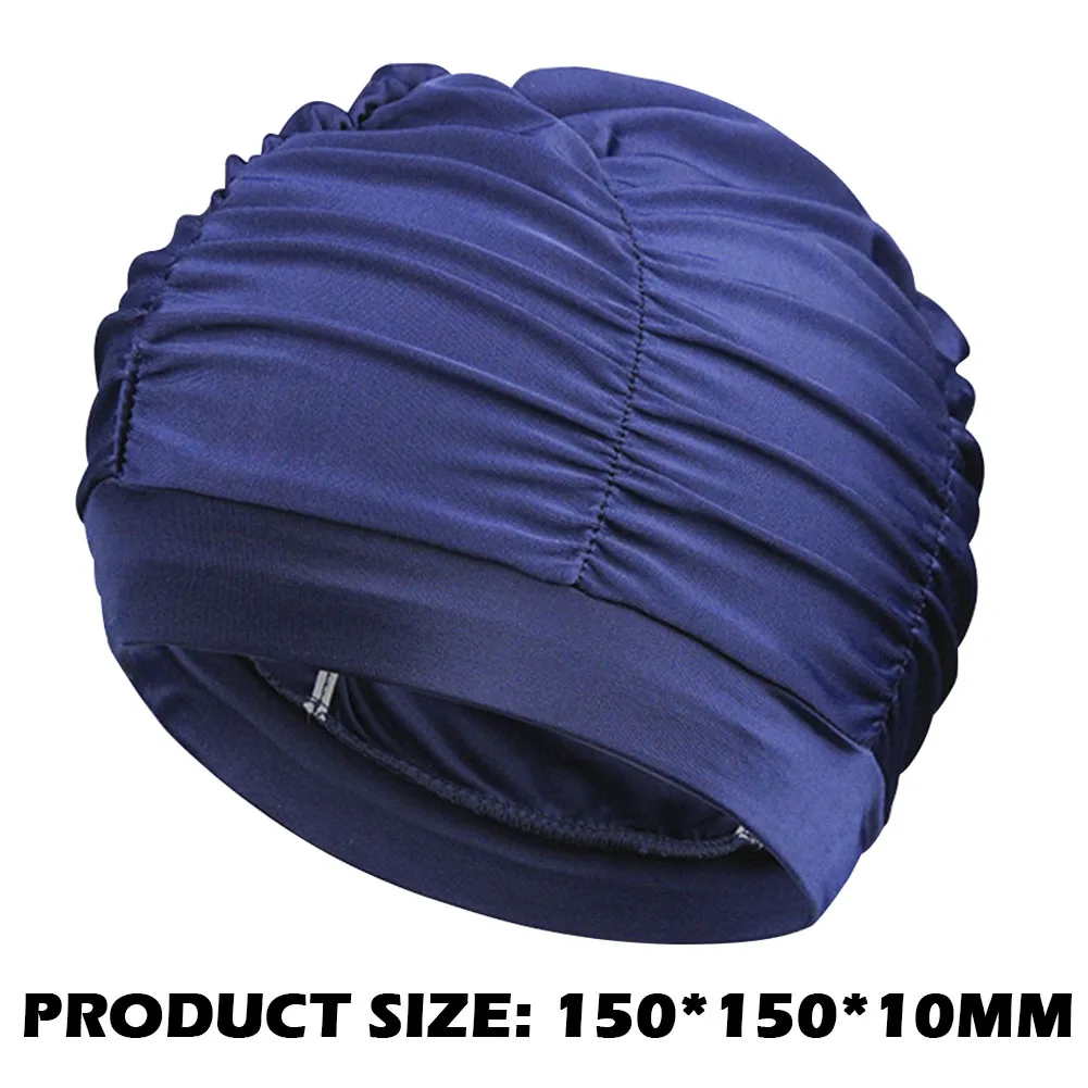 Pleated Swim Cap Long Hair Stretch Elastic Nylon Swimming Bathing Cap for Women and Men Ladies Elastic Swimming Cap
Pleated Swim Cap Long Hair Stretch Elastic Nylon Swimming Bathing Cap for Women and Men Ladies Elastic Swimming Cap