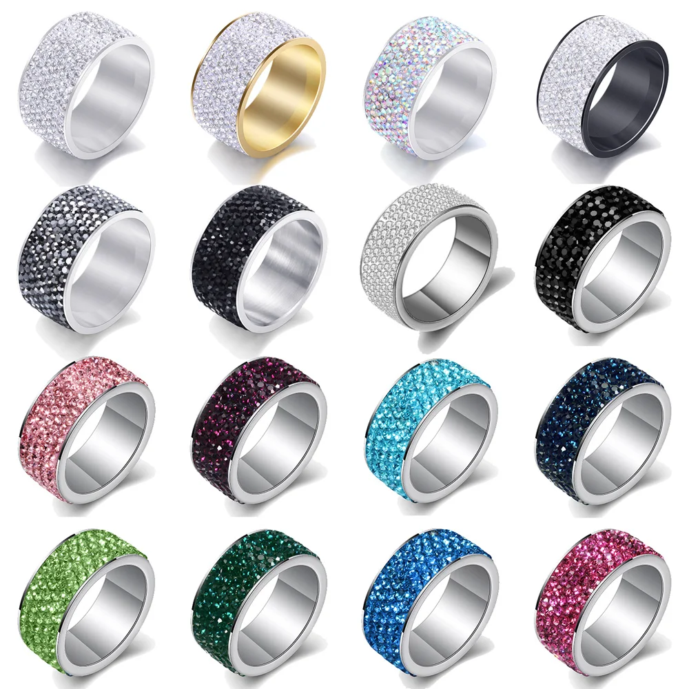 CZ Titanium Rings for Women 316L Stainless Steel Ring Romantic Engagement Wedding Rings For Men Women Jewelry
CZ Titanium Rings for Women 316L Stainless Steel Ring Romantic Engagement Wedding Rings For Men Women Jewelry