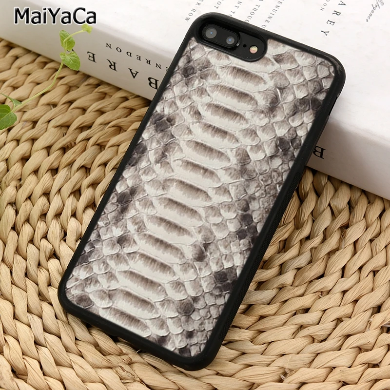MaiYaCa сексуальный чехол для телефона из змеиной ящерицы iPhone X XR XS 11 12 13 Pro MAX 5 6 6S 7 8 Plus