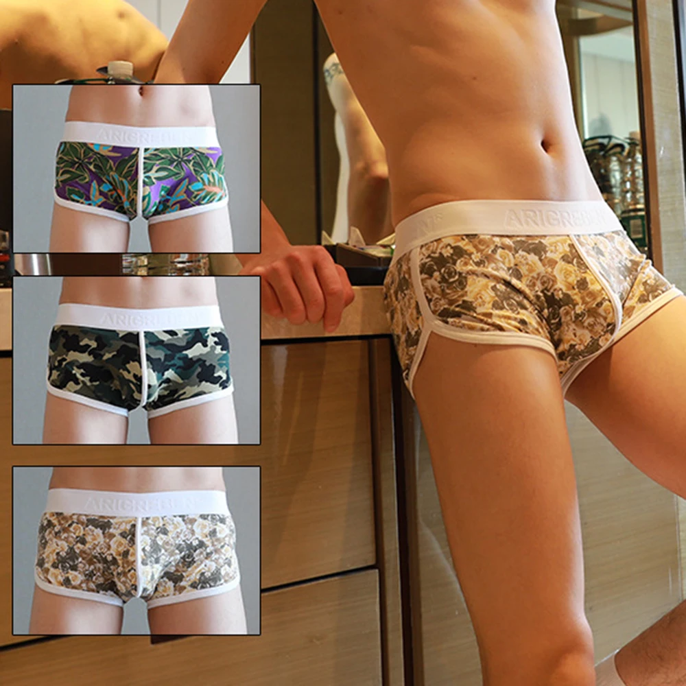 Men's Cotton Sexy Breathable Printed Underwear Boxer Briefs Low Rise Underpants Men's Underwear Cotton Printed Boxer Briefs
Men's Cotton Sexy Breathable Printed Underwear Boxer Briefs Low Rise Underpants Men's Underwear Cotton Printed Boxer Briefs