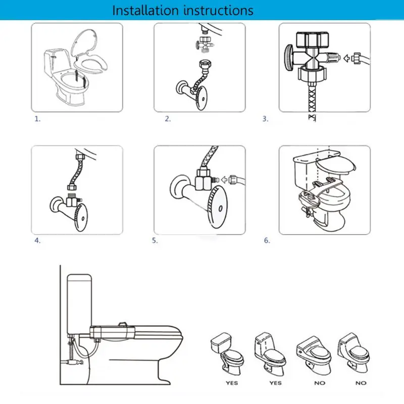 Non-Electric Hot & Cold Bidet Spray Toilet Bidet Attachment Self-Cleaning Nozzle Y4QC
Non-Electric Hot & Cold Bidet Spray Toilet Bidet Attachment Self-Cleaning Nozzle Y4QC