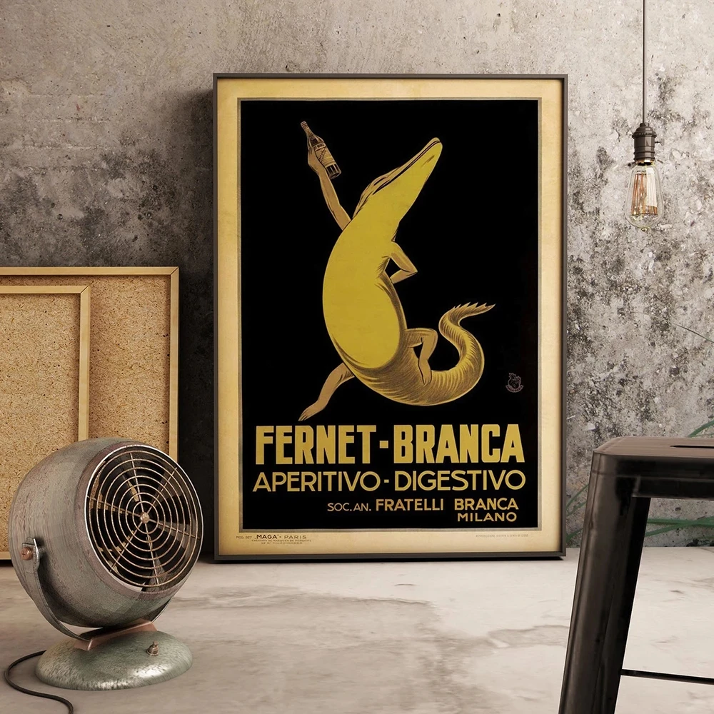 Fernet Branca Art Aperitivo Digestivo Poster and Print Vintage Food Drink Canvas Painting Kitchen Wall Pictures for Living Room
Fernet Branca Art Aperitivo Digestivo Poster and Print Vintage Food Drink Canvas Painting Kitchen Wall Pictures for Living Room