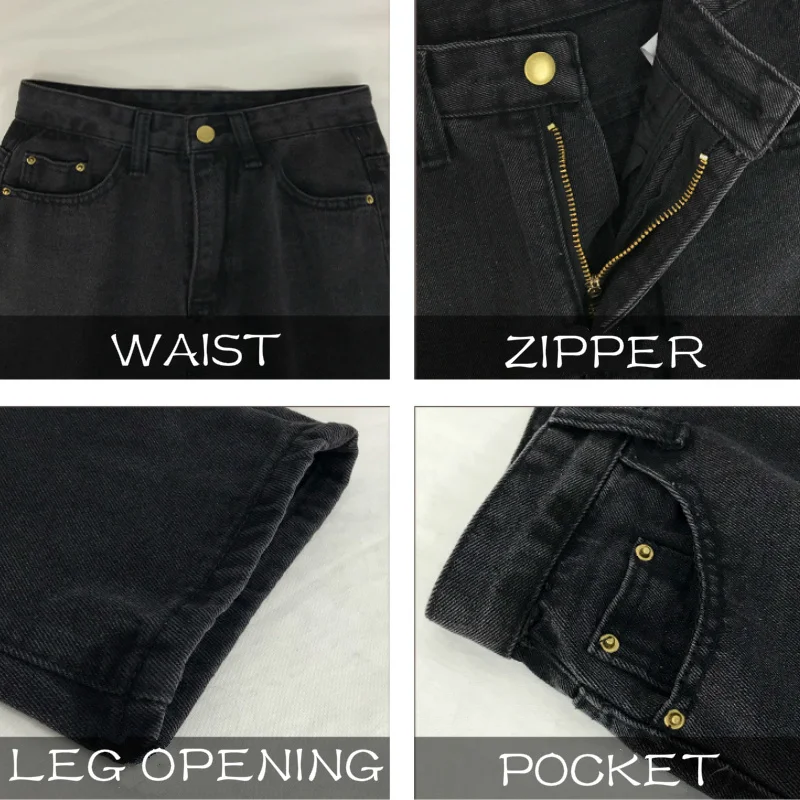 Harem Jeans Women Black Korean Loose Leisure High-waist Teens Chic New Stylish Washed Vintage All-match Retro Womens Trousers
Harem Jeans Women Black Korean Loose Leisure High-waist Teens Chic New Stylish Washed Vintage All-match Retro Womens Trousers