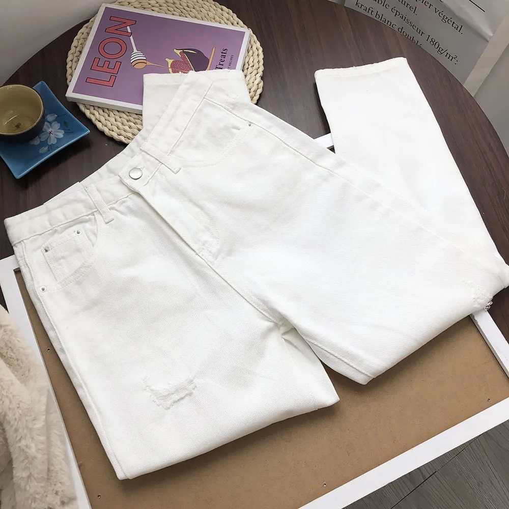 New Women Boyfriend Jeans Pencil Denim Pants High Waist Vintage Boyfriend Mom Jeans denim push up large size 
New Women Boyfriend Jeans Pencil Denim Pants High Waist Vintage Boyfriend Mom Jeans denim push up large size