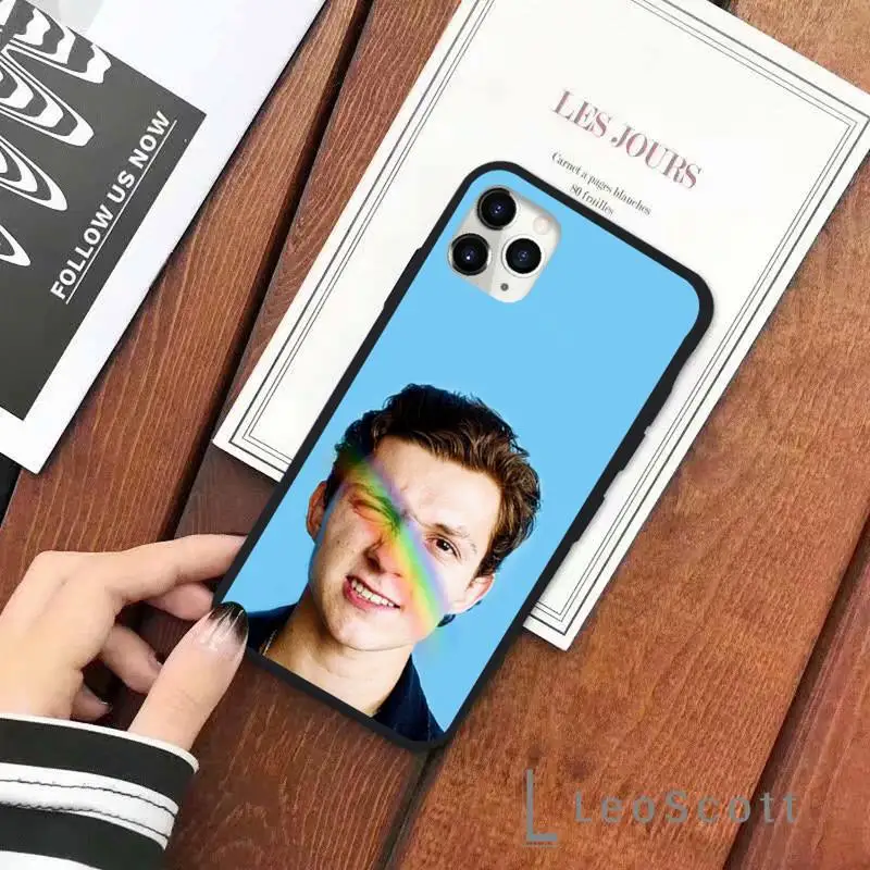 Actor Tom Holland Phone Case for iPhone 11 12 pro XS MAX 8 7 6 6S Plus X 5S SE 2020 XR Soft silicone Cover Funda Shell
Actor Tom Holland Phone Case for iPhone 11 12 pro XS MAX 8 7 6 6S Plus X 5S SE 2020 XR Soft silicone Cover Funda Shell