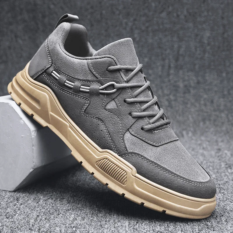Men PU Leather Skateboarding Shoes Popular Comfortable Men Sneakers Breathable Flat Men Casual Shoes Skateboard Shoes
Men PU Leather Skateboarding Shoes Popular Comfortable Men Sneakers Breathable Flat Men Casual Shoes Skateboard Shoes