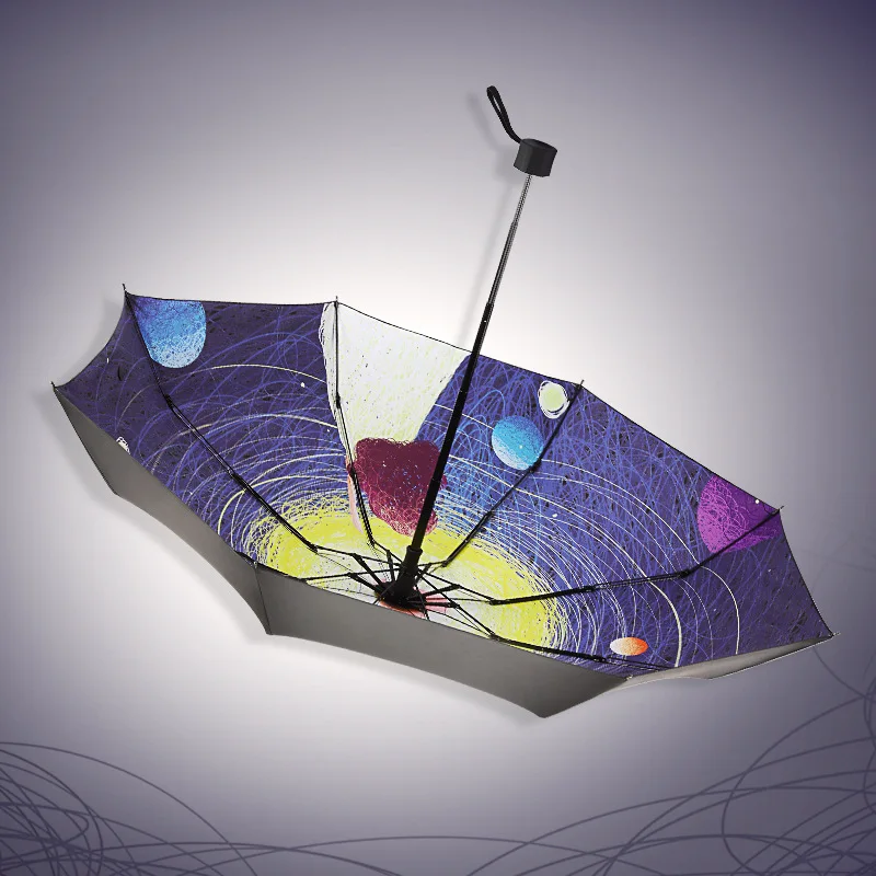 Happy Clear Umbrella Starry Sky Umbrella Five/Three Folding Umbrella Sunshade Vinyl Umbrella Girl Starry Sky Umbrella Dropship
Happy Clear Umbrella Starry Sky Umbrella Five/Three Folding Umbrella Sunshade Vinyl Umbrella Girl Starry Sky Umbrella Dropship