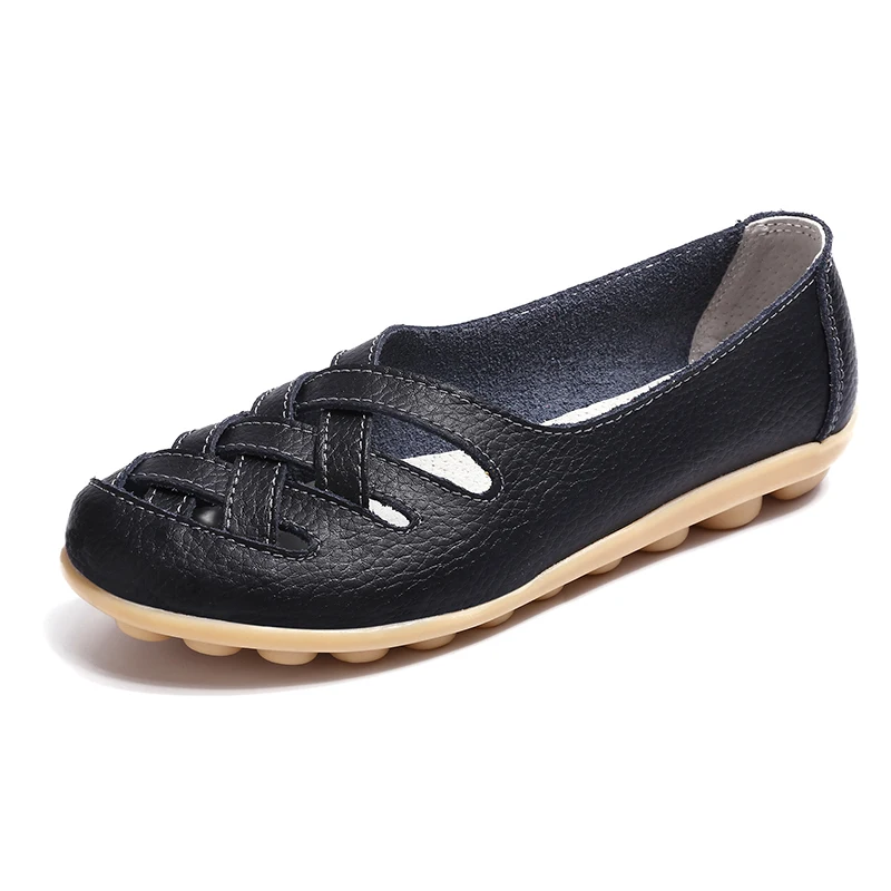 Ladies Shoes 2021 New Fashion Flats Women Shoes Genuine Leather Loafers Non-slip Solid Color Flat Shoes Woman Zapatos De Mujer
Ladies Shoes 2021 New Fashion Flats Women Shoes Genuine Leather Loafers Non-slip Solid Color Flat Shoes Woman Zapatos De Mujer