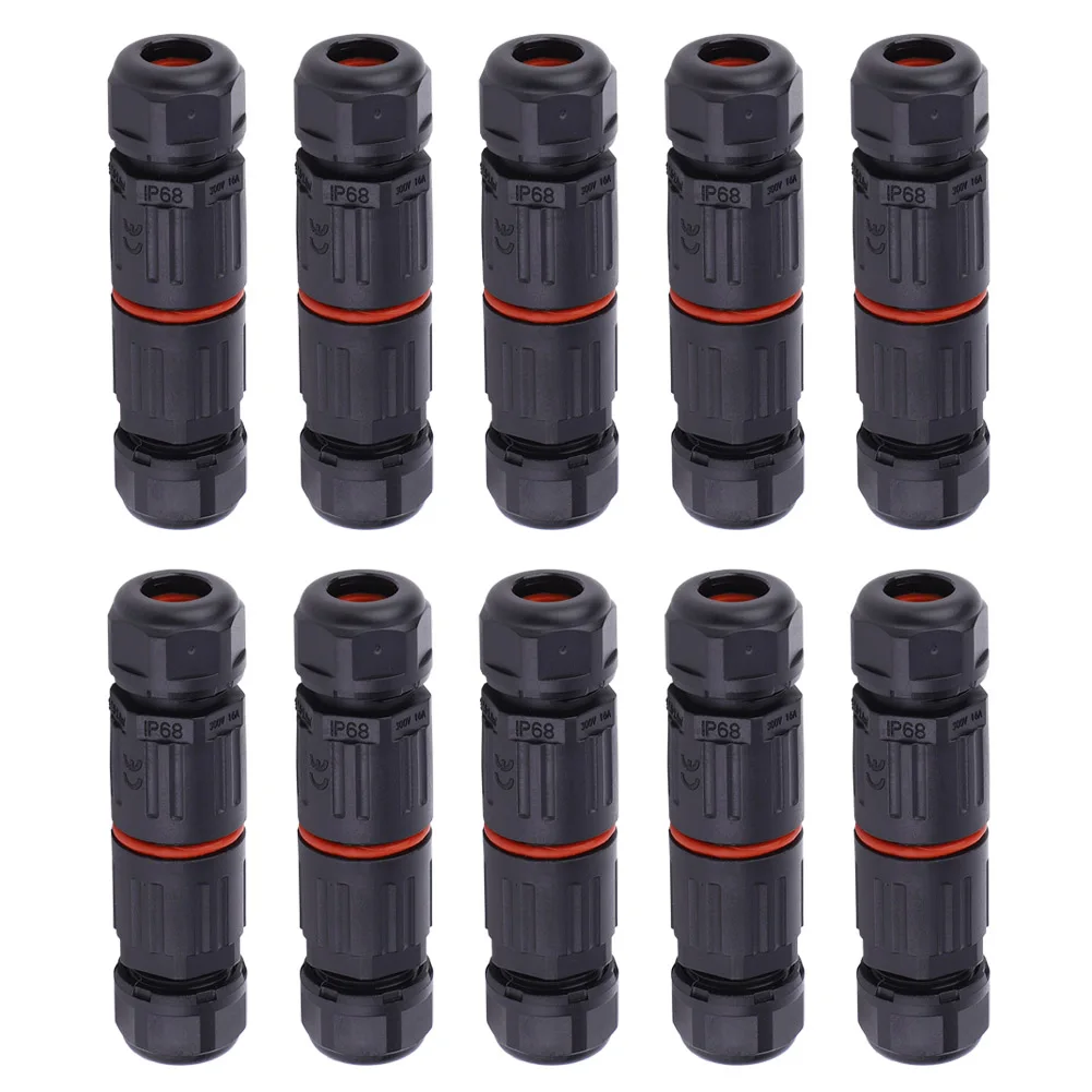 10pcs IP68 Waterproof Straight Connector Quick Wiring 16A Electrical Wire Cable 3Pin Connector Outdoor Plug Socket
10pcs IP68 Waterproof Straight Connector Quick Wiring 16A Electrical Wire Cable 3Pin Connector Outdoor Plug Socket