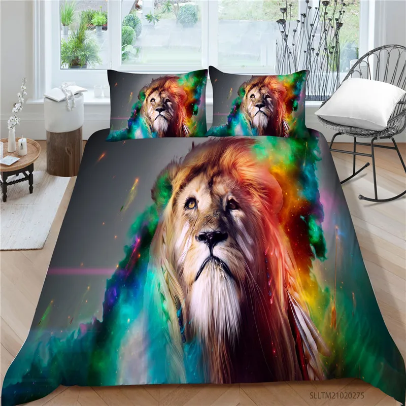 3D Animal Duvet Cover Set Luxury Bedding Set Lion Tiger Kids Adults Bedcloth 2/3pcs Modern Home Bed Set
3D Animal Duvet Cover Set Luxury Bedding Set Lion Tiger Kids Adults Bedcloth 2/3pcs Modern Home Bed Set
