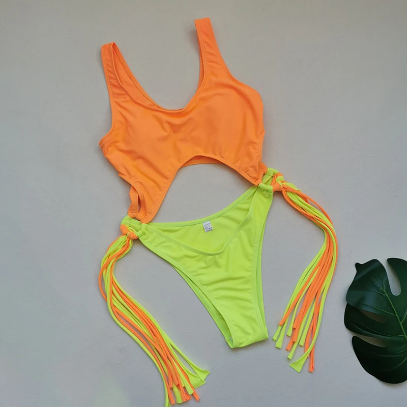 Hollow Out One Piece Swimsuit Women 2021 High leg Sexy Tassel Monokini Push Up Swimwear Patchwork Bathing suit Female Beach Swim
Hollow Out One Piece Swimsuit Women 2021 High leg Sexy Tassel Monokini Push Up Swimwear Patchwork Bathing suit Female Beach Swim