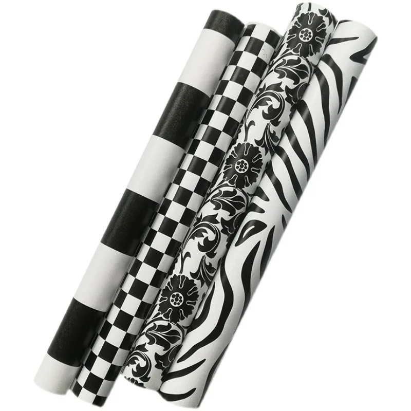 Self-adhesive Black And White Wallpaper Modern Texture Wall Sticker Room Decoration Mural Paper Covering Film Renovation Volume
Self-adhesive Black And White Wallpaper Modern Texture Wall Sticker Room Decoration Mural Paper Covering Film Renovation Volume