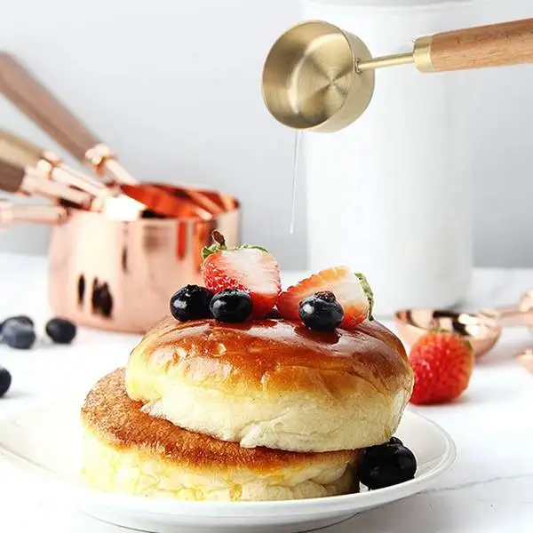 8Pcs Stainless Steel Measuring Spoons Cups Wooden Handle Kitchen Baking Tools
8Pcs Stainless Steel Measuring Spoons Cups Wooden Handle Kitchen Baking Tools