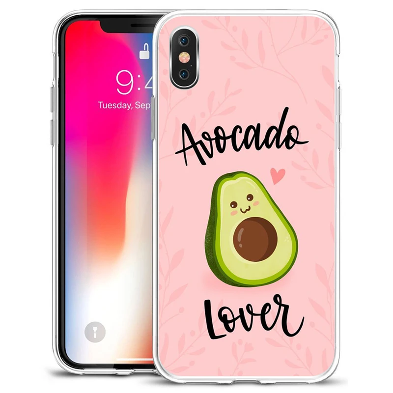Silicone Phone Case For iPhone XR XS Max 7 8 6 6S Plus 5 5S Pattern Cartoon Avocado Fruit Back Cover For iPhone 11 Pro Shell
Silicone Phone Case For iPhone XR XS Max 7 8 6 6S Plus 5 5S Pattern Cartoon Avocado Fruit Back Cover For iPhone 11 Pro Shell