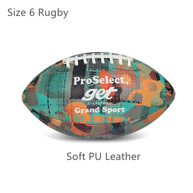 Rugby Ball American Football Standard Youth Rugby Size 6 PU Leather Outdoor Indoor Playing Games Training
Rugby Ball American Football Standard Youth Rugby Size 6 PU Leather Outdoor Indoor Playing Games Training