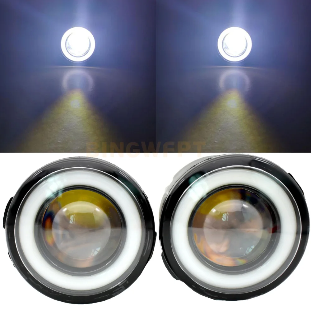 Car Front Fog Light LED Halo Ring Angel Eye Fog Lamp DRL H11 Daytime Running FogLights lamps 12V For Nissan Murano Z51 2007-2014
Car Front Fog Light LED Halo Ring Angel Eye Fog Lamp DRL H11 Daytime Running FogLights lamps 12V For Nissan Murano Z51 2007-2014