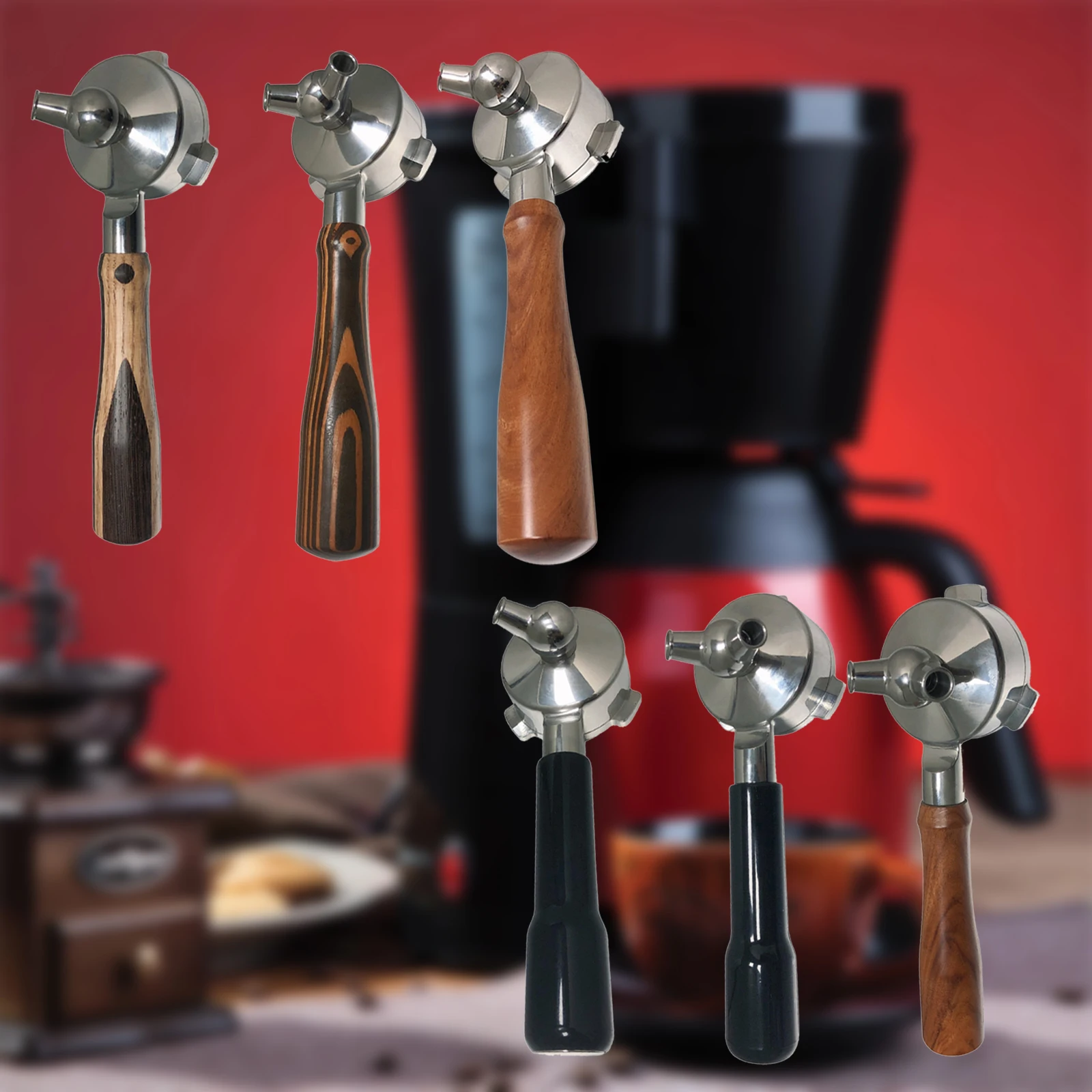 Detachable Stainless Steel 54mm Portafilter for Expobar E61 Coffee Maker 
Detachable Stainless Steel 54mm Portafilter for Expobar E61 Coffee Maker