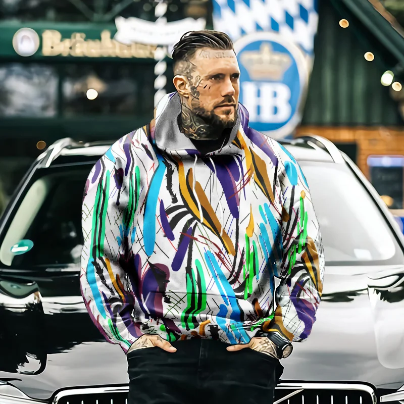 Latest designer men's 3D printed long sleeve Hoodie, European and American men's street fashion clothing autumn winter sweater
Latest designer men's 3D printed long sleeve Hoodie, European and American men's street fashion clothing autumn winter sweater