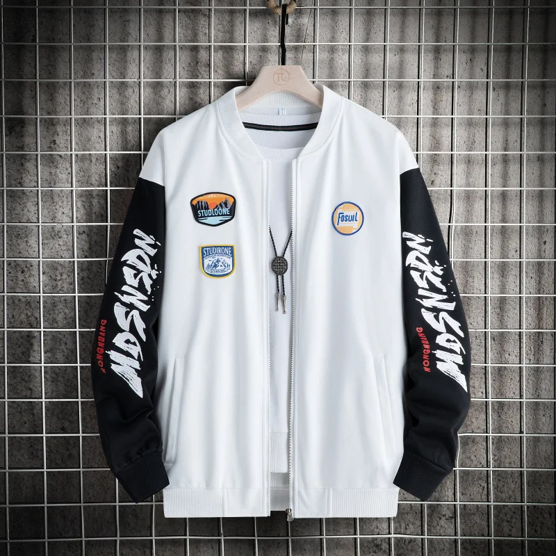 Ins fashion brand jacket men's 2021 spring new youth loose letter printed Baseball Jacket
Ins fashion brand jacket men's 2021 spring new youth loose letter printed Baseball Jacket