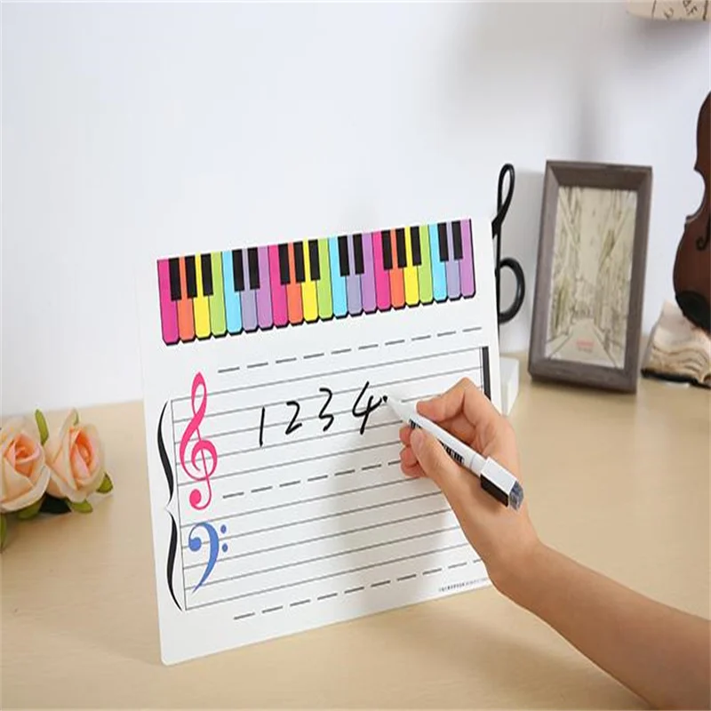 Newest!!! Double-Sided Piano Note Card Creative Music Board Music Tutorial Can Be Repeated Graffiti Card
Newest!!! Double-Sided Piano Note Card Creative Music Board Music Tutorial Can Be Repeated Graffiti Card