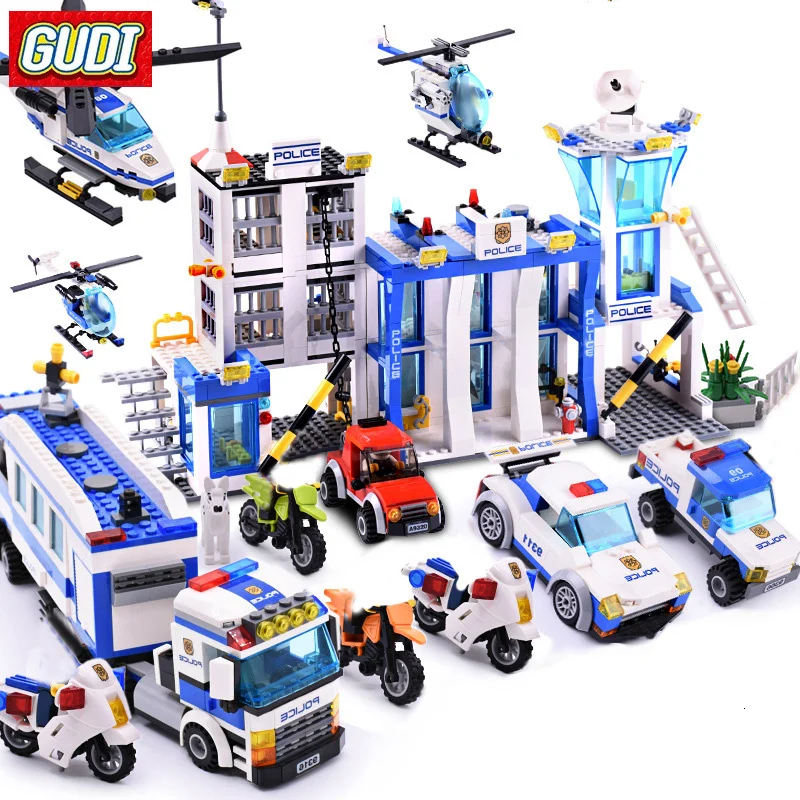 City Police Series Building Blocks Helicopter Figures Block Assembled Building Toys DIY Bricks Educational Children Toys Gift
City Police Series Building Blocks Helicopter Figures Block Assembled Building Toys DIY Bricks Educational Children Toys Gift