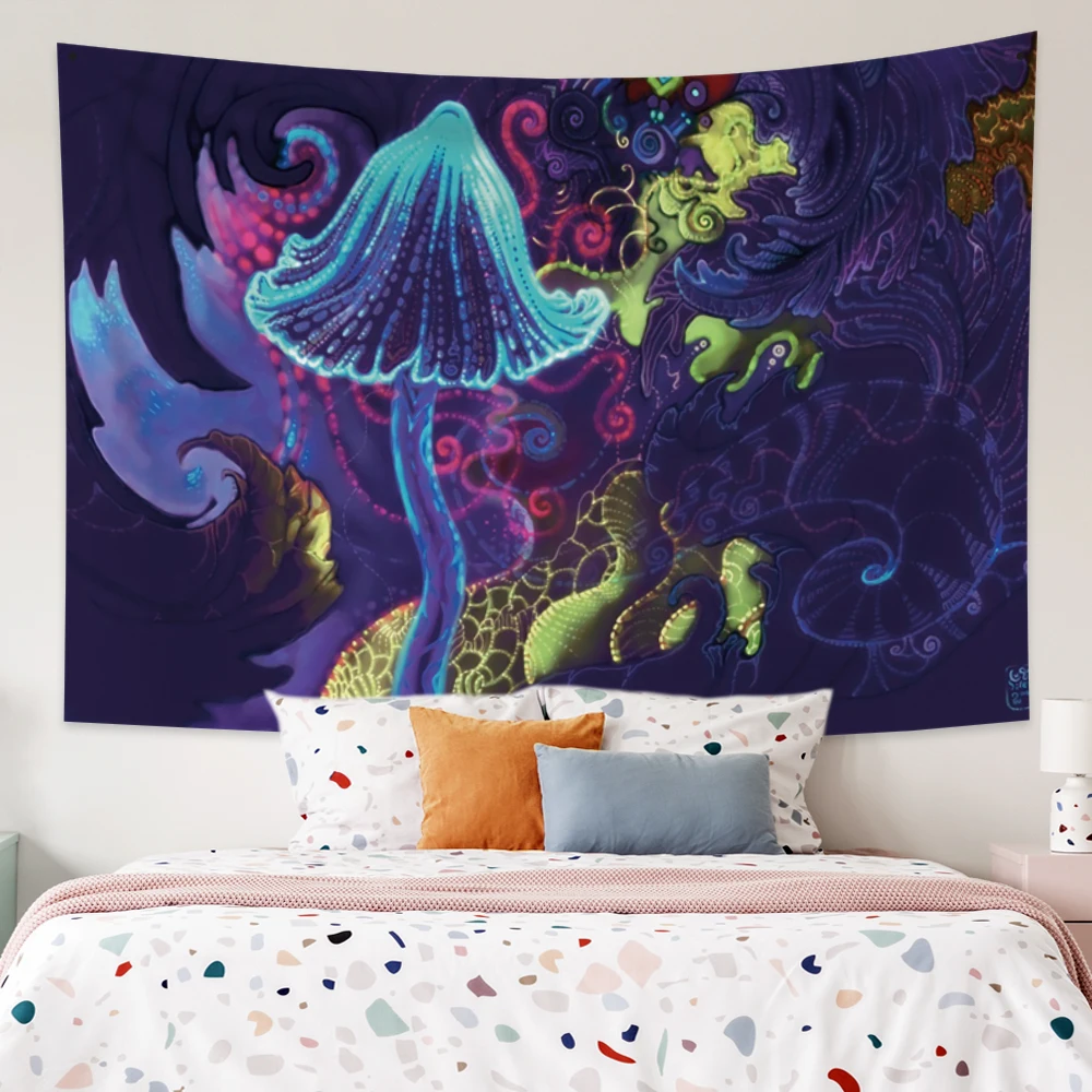 The Nwe Bohemian Wind Mushroom Fashion Tapestry Color Wall Hangings Celestial Beach Towel Carpets Room Decor
The Nwe Bohemian Wind Mushroom Fashion Tapestry Color Wall Hangings Celestial Beach Towel Carpets Room Decor