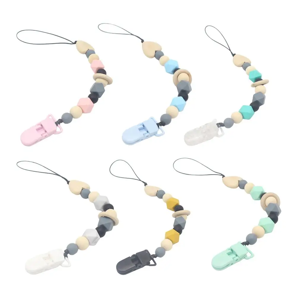 Lovely Silicone Beads Baby Infant Teething Soother Pacifier Clip Chain Holder Teether Training Holder For Newborn Infant
Lovely Silicone Beads Baby Infant Teething Soother Pacifier Clip Chain Holder Teether Training Holder For Newborn Infant