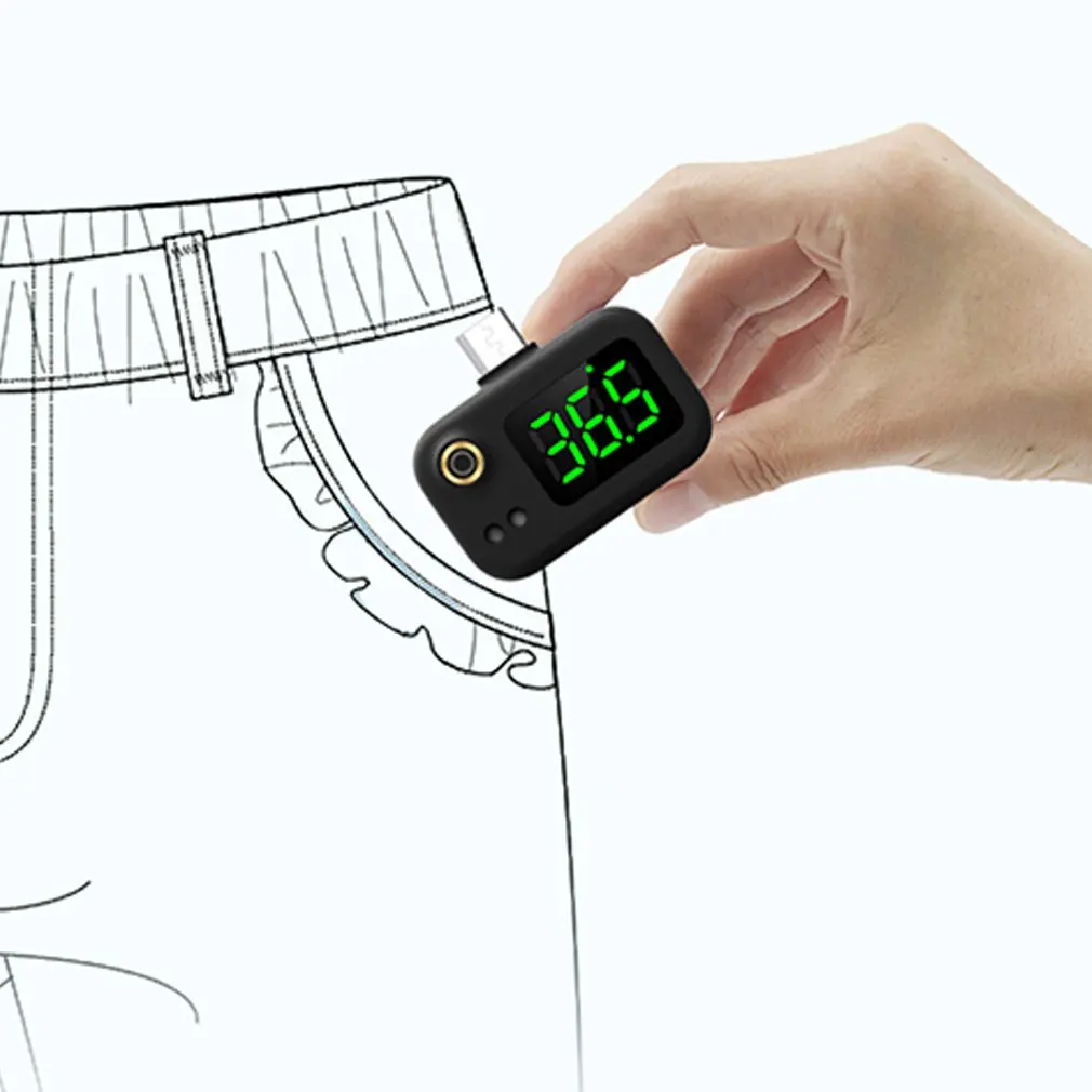 Usb Intelligent Mini Mobile Phone Thermometer Health Care Convenient Infrared Electronic Digital Thermometer
Usb Intelligent Mini Mobile Phone Thermometer Health Care Convenient Infrared Electronic Digital Thermometer