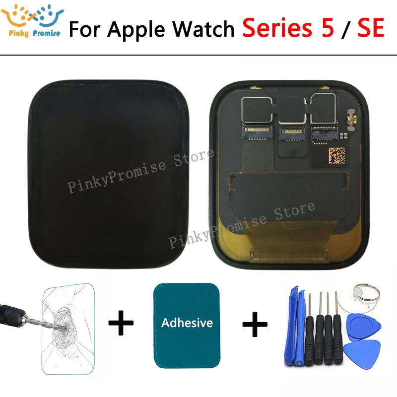 Для Apple Watch Series 5 ЖК дисплей сенсорный экран дигитайзер 40 мм/44 мм Pantalla Замена для SE