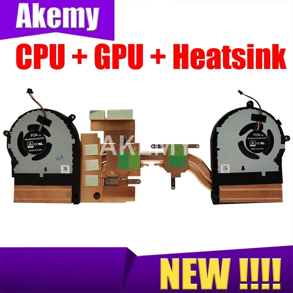 

New cpu gpu cooling Radiator Fan cooler for Asus ROG TUF Gaming FX80G FX80GM FX80GE ZX80GD FX8Q FX504G FX504GD FX504GE FX504GM