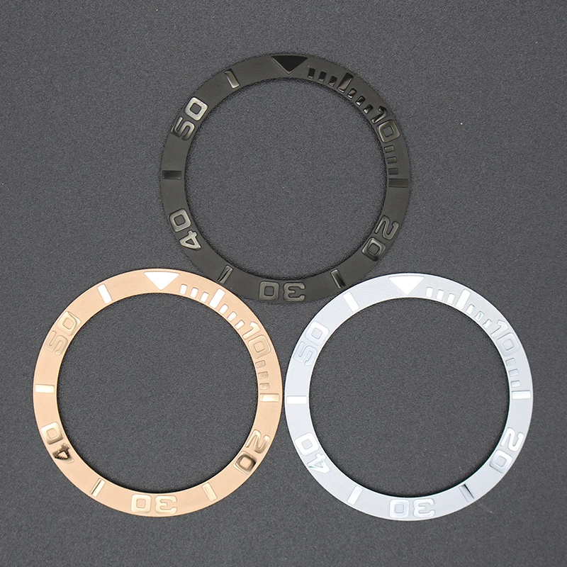 38mm Ceramic Bezel Insert Black Silver Rose Gold Men's Watches Rings For 40mm Submariner Daytona YACHT-MASTER Cases Accessory
38mm Ceramic Bezel Insert Black Silver Rose Gold Men's Watches Rings For 40mm Submariner Daytona YACHT-MASTER Cases Accessory
